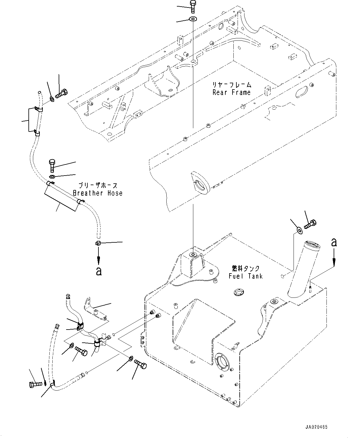 Bracket(Fuel Tank,Fuel Piping,With Extra Bad Fuel and Poor Fuel Specification, Water+Dust, Additional Filter) (419-Z13-4230) KOMATSU