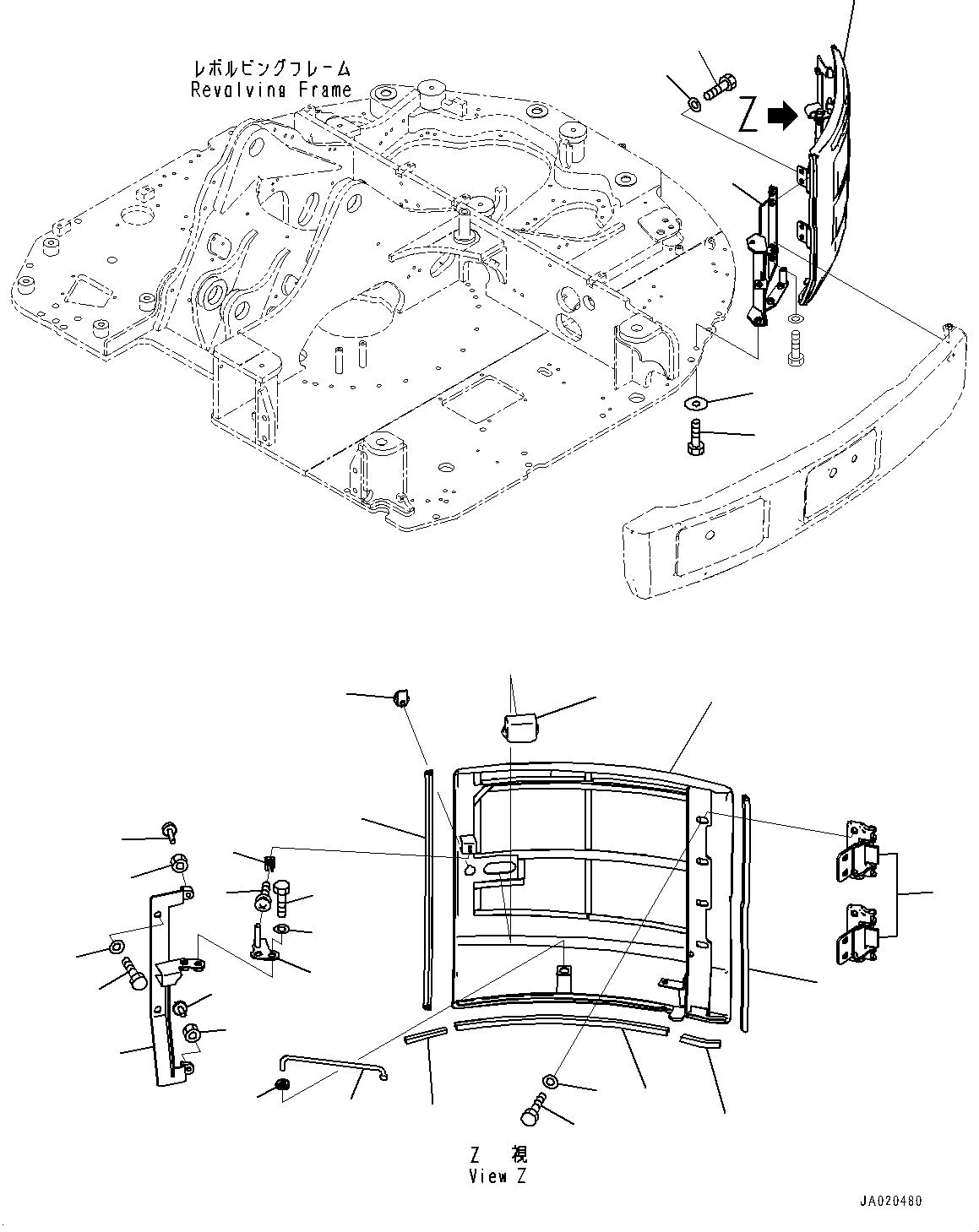 Лист 22P-54-23550 KOMATSU