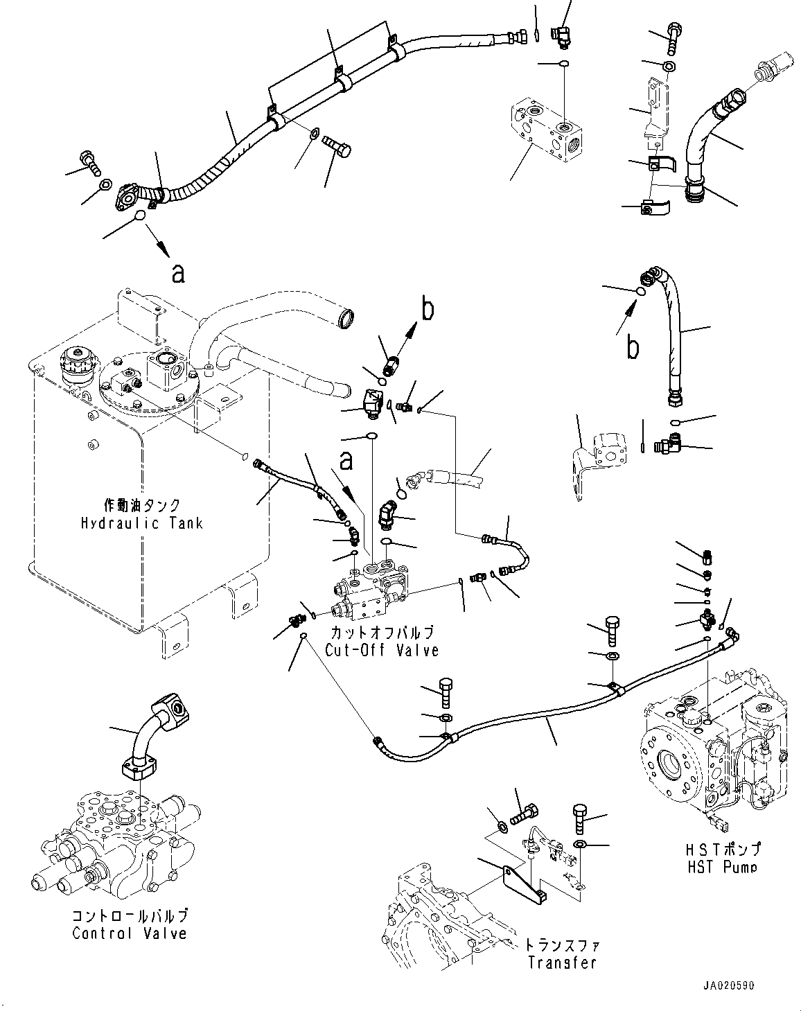 Bracket(Hydraulic Piping,Accumulator Piping,With 2-Spool Control Valve,Emergency Steering) (419-62-43720) KOMATSU