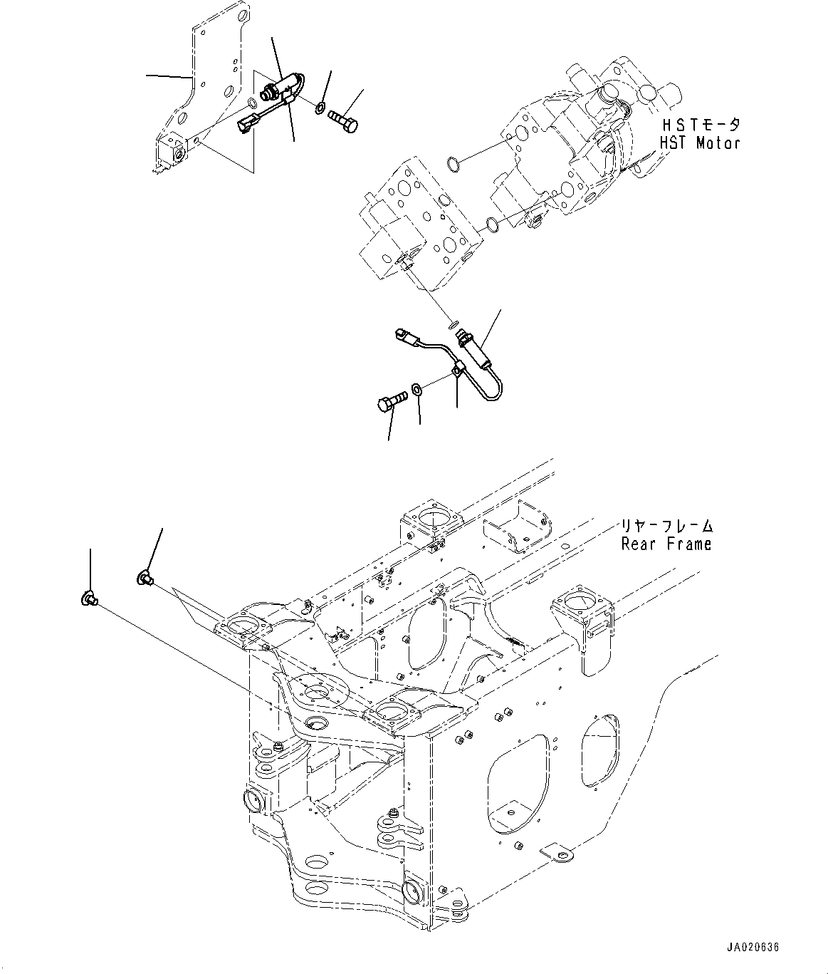 Bracket(Steering Control Valve,Priority Valve,With Emergency Steering, Automatic Control Type) (419-64-45211) KOMATSU