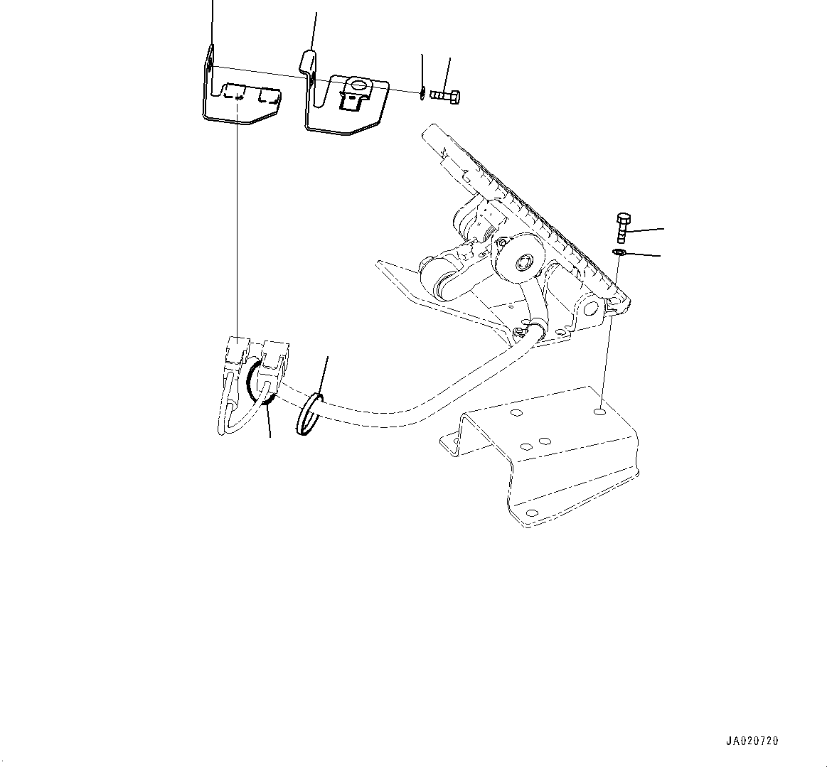 ROPS Cab Assembly, For Joystick Steering System,Additional Working Lamp, Cab 425-926-5980 KOMATSU