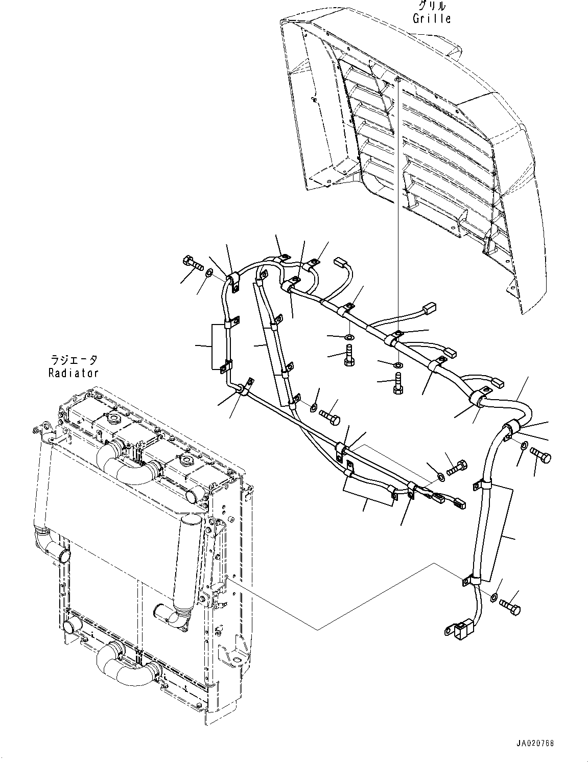 Жгут проводов (423-06-68151) KOMATSU