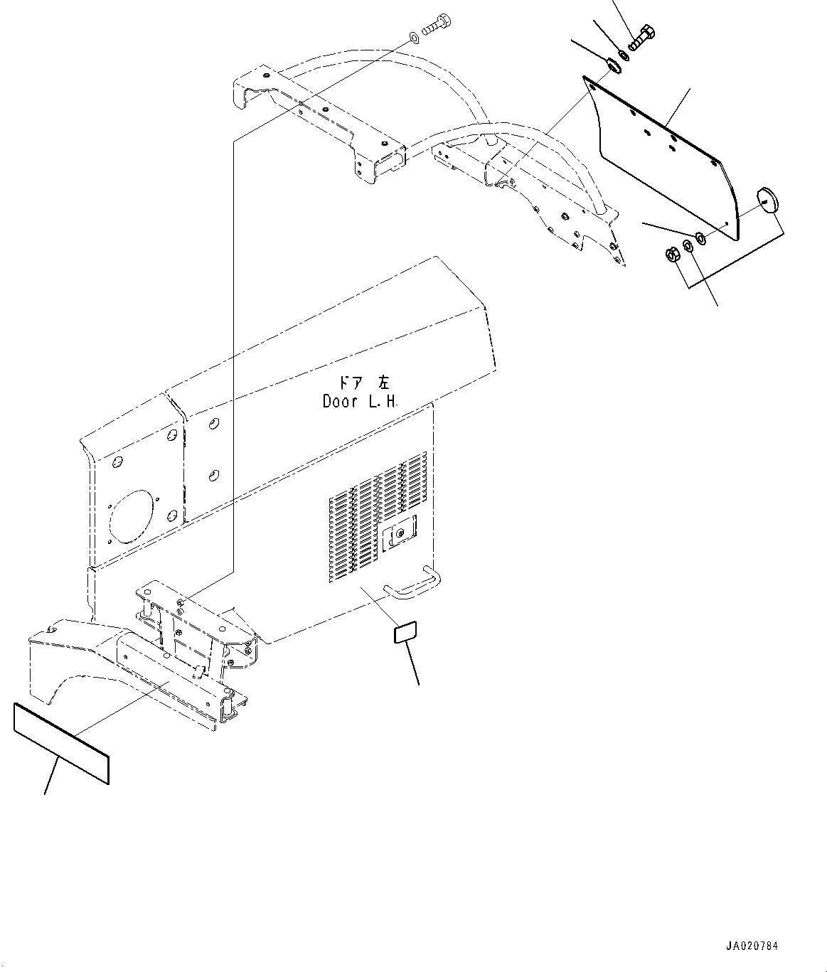 Лист 423-54-65161 KOMATSU