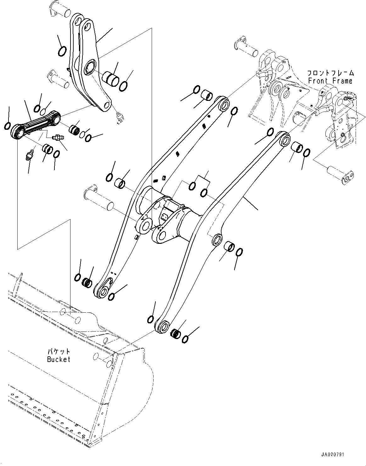 Boom Assembly 423-70-H1570 KOMATSU