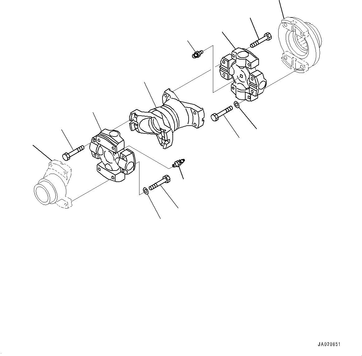 Bearing(Power Train,Torque Converter Case) (711-53-11370) KOMATSU