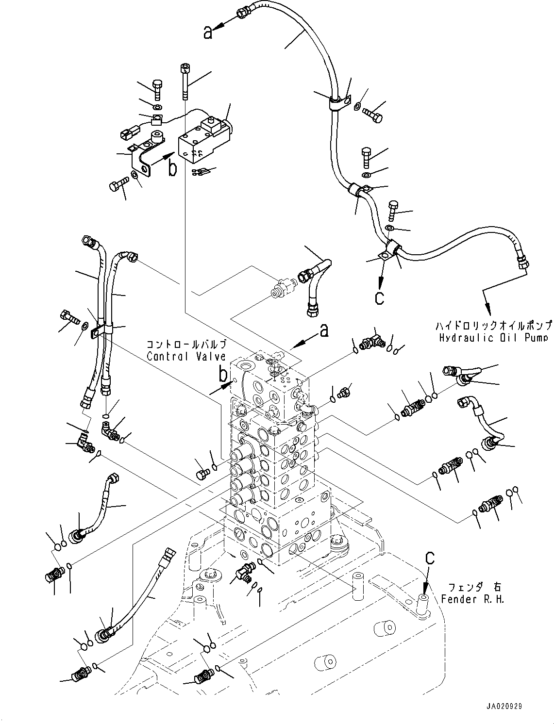 Шланг в сборе 14X-62-54150 KOMATSU