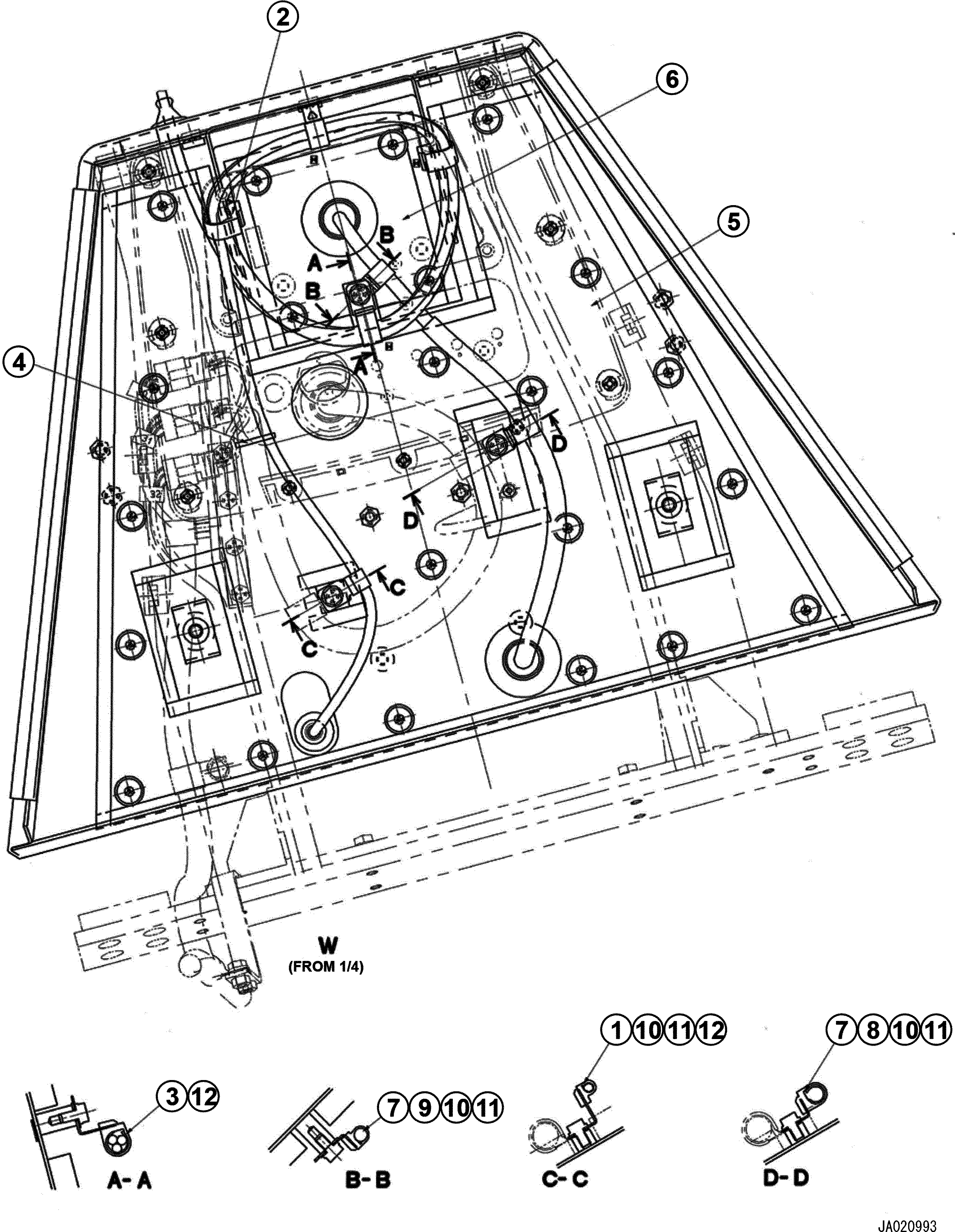 Лист 14X-54-29441 KOMATSU