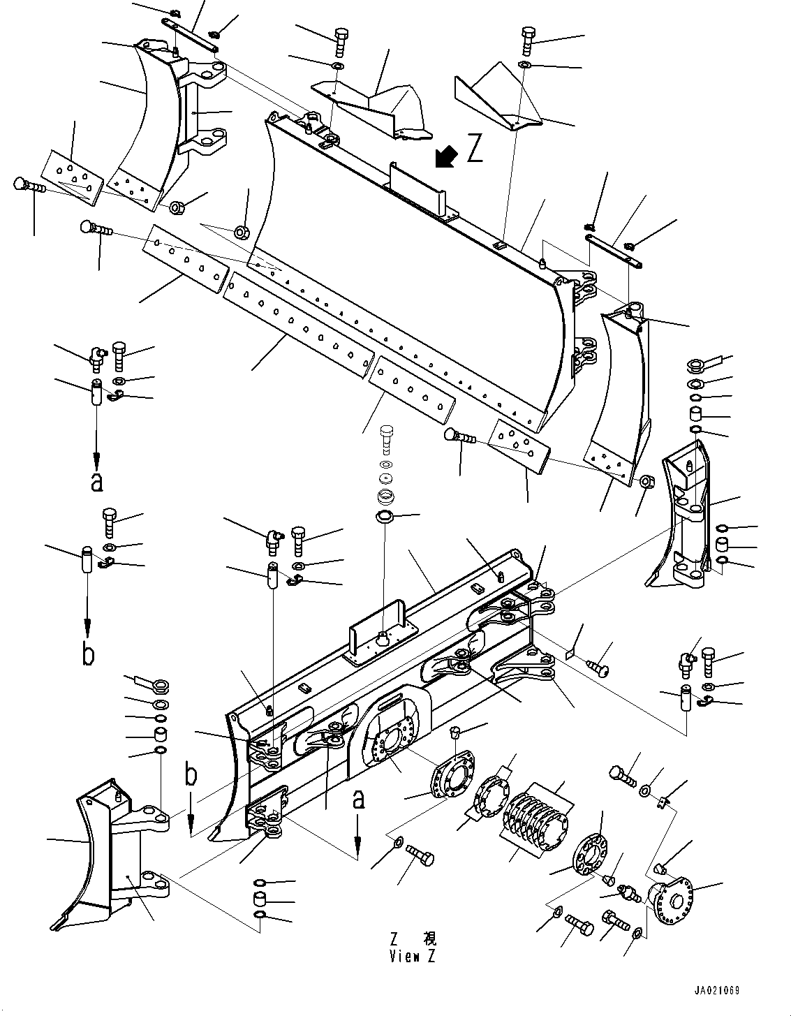 Blade Assembly 14X-72-54102 KOMATSU