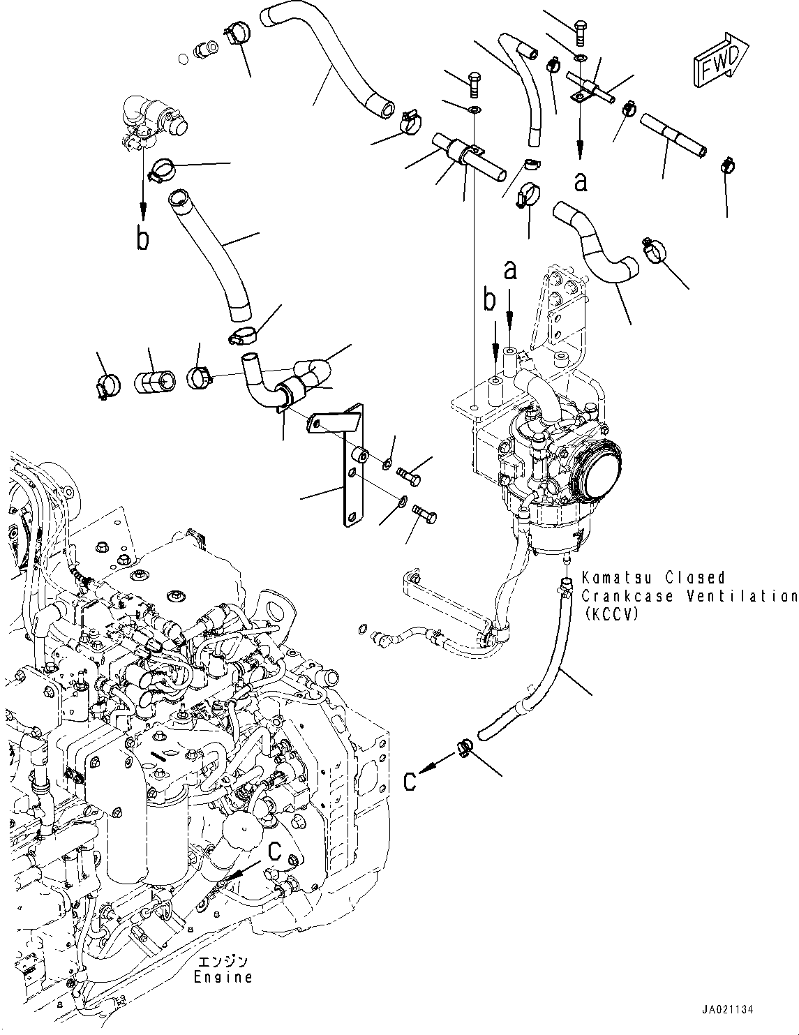 Шланг 23B-01-83140 KOMATSU