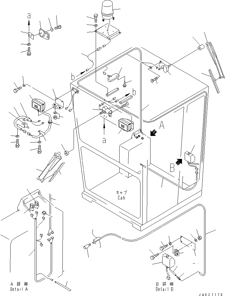 MIRROR,ROOM 232-957-5170 KOMATSU