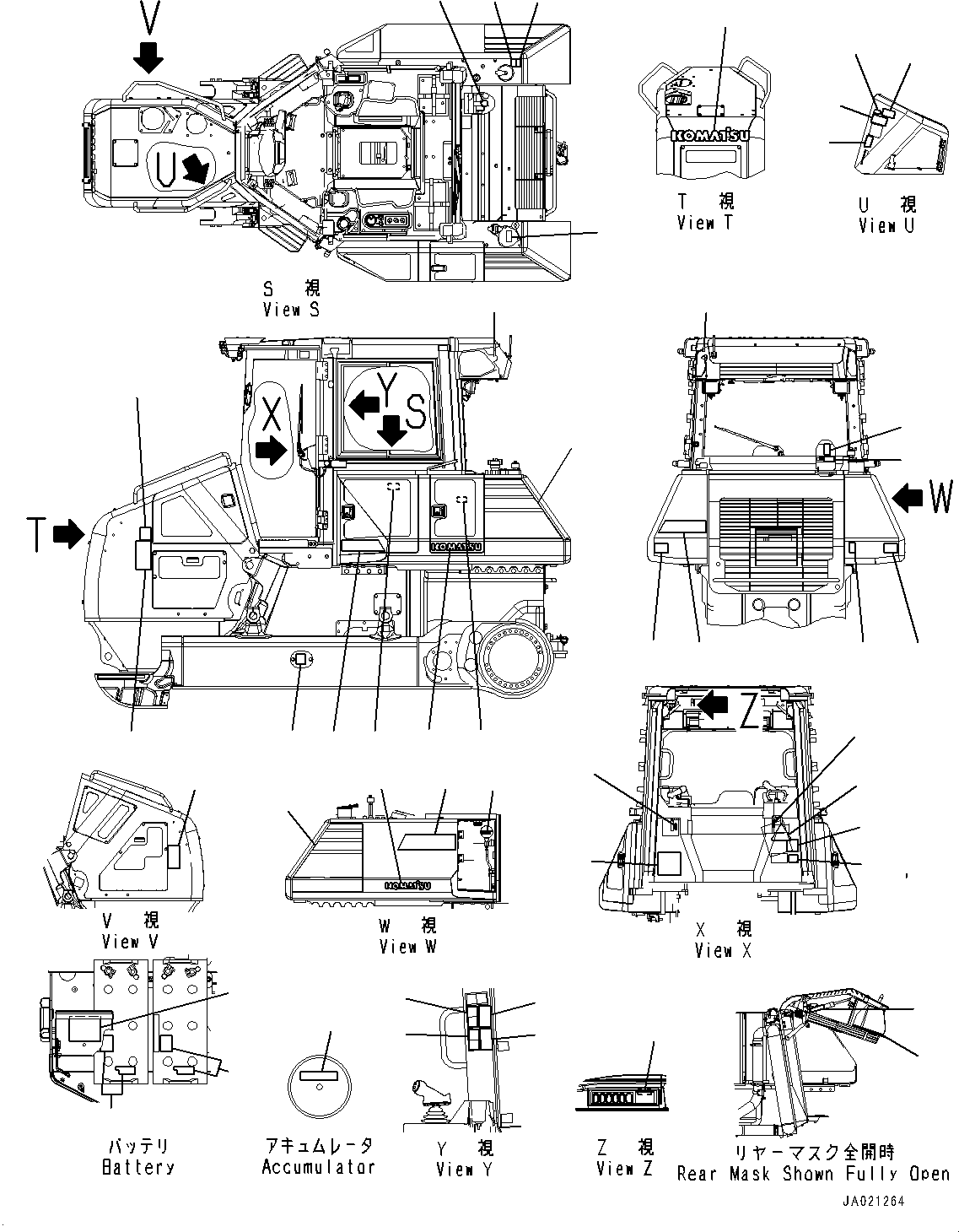 Mark, intelligent Machine Control 13Y-98-12231 KOMATSU