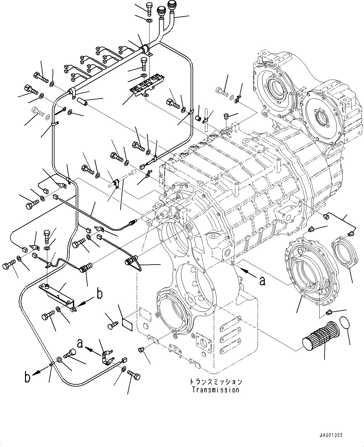 Bolt(Torque Converter and Transmission,Modulation Valve) (01010-81060) KOMATSU