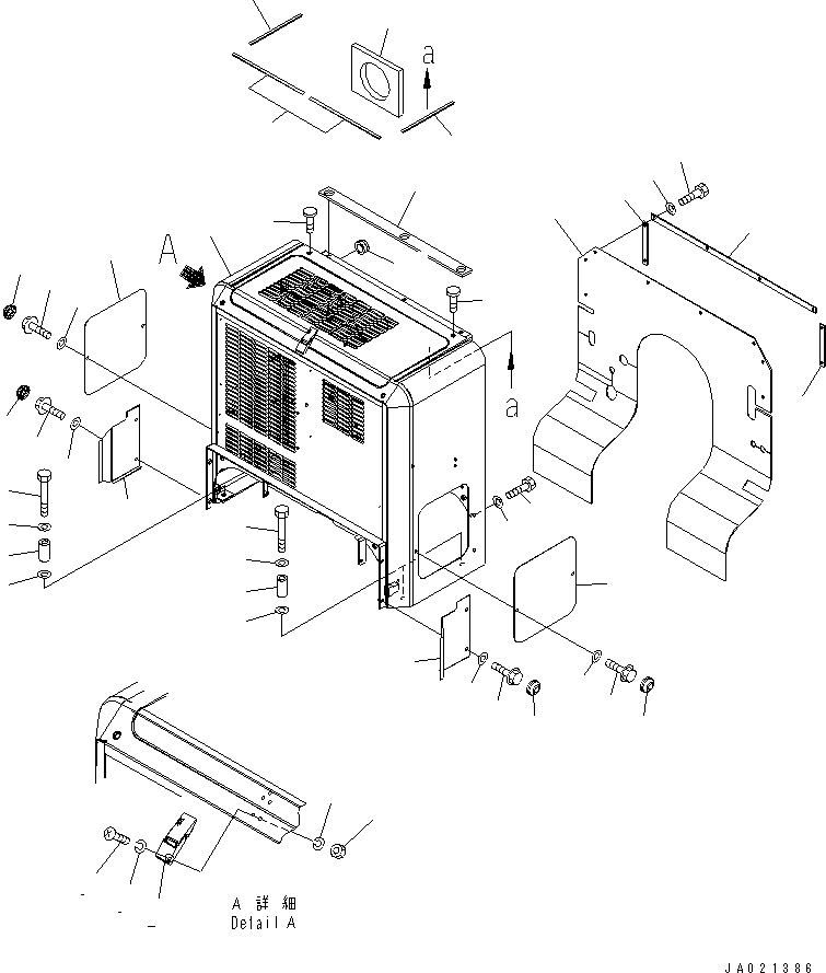 BULKHEAD (\2\421-54-31125) KOMATSU