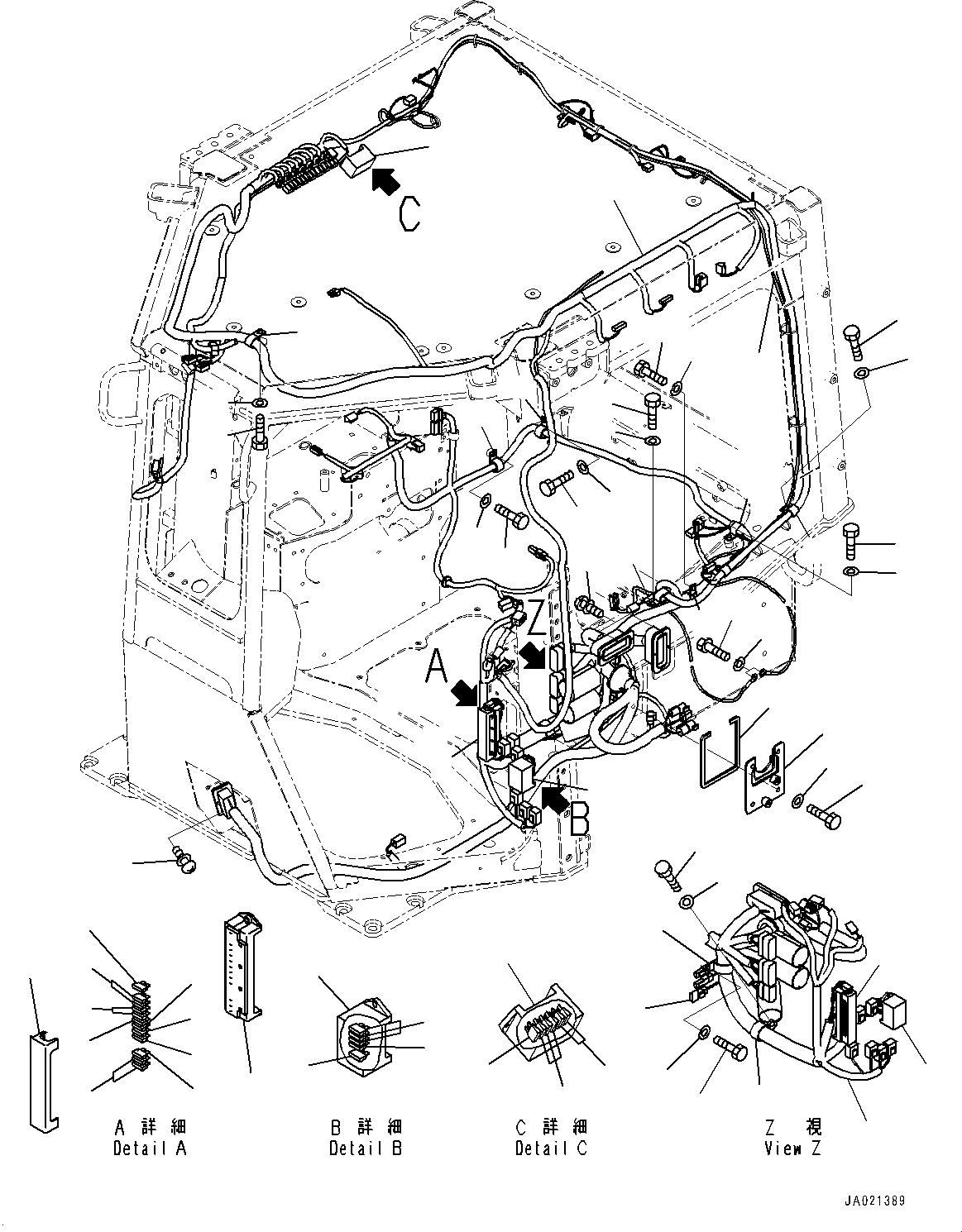 Жгут проводов 154-06-81121 KOMATSU