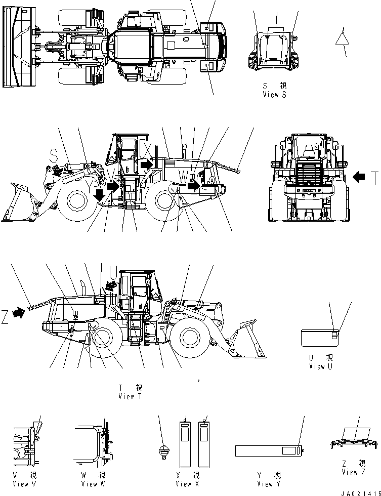 Табличка смазки 421-V06-3131 KOMATSU