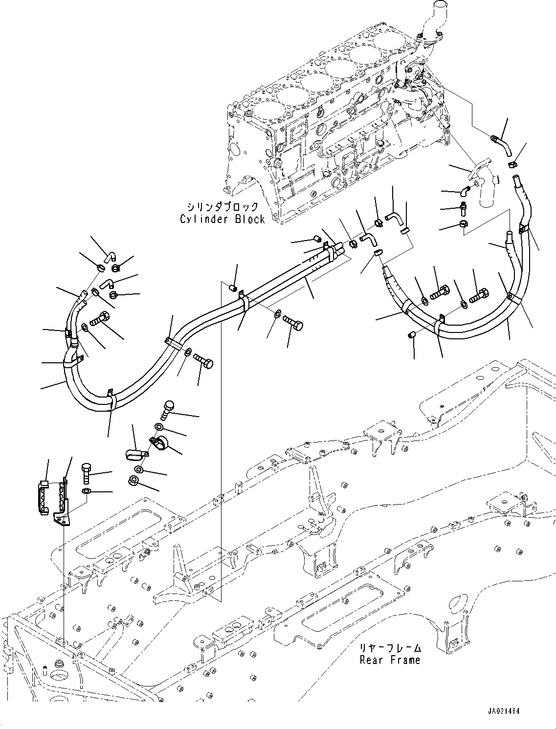 Шланг 23C-07-63340 KOMATSU