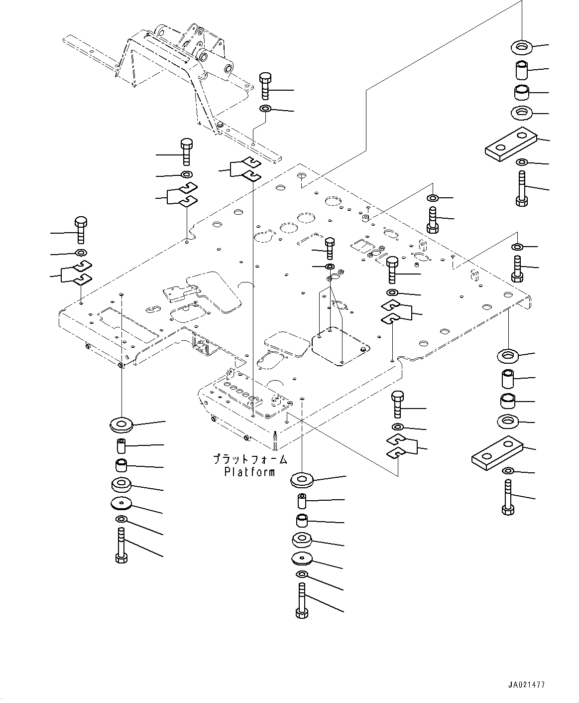 Амортизирующая подушка 23B-957-7520 KOMATSU