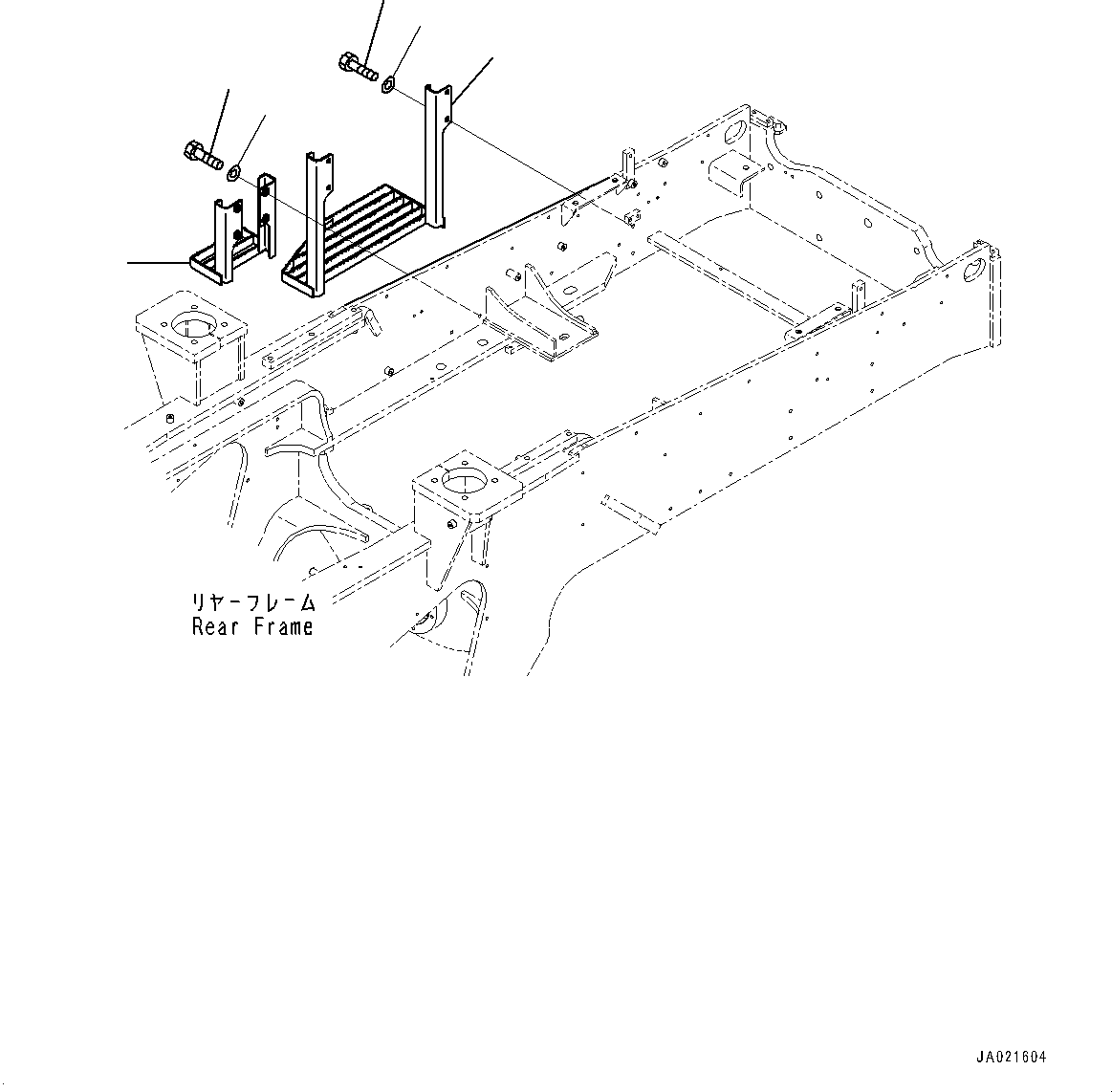 Подножка 423-Z13-4820 KOMATSU
