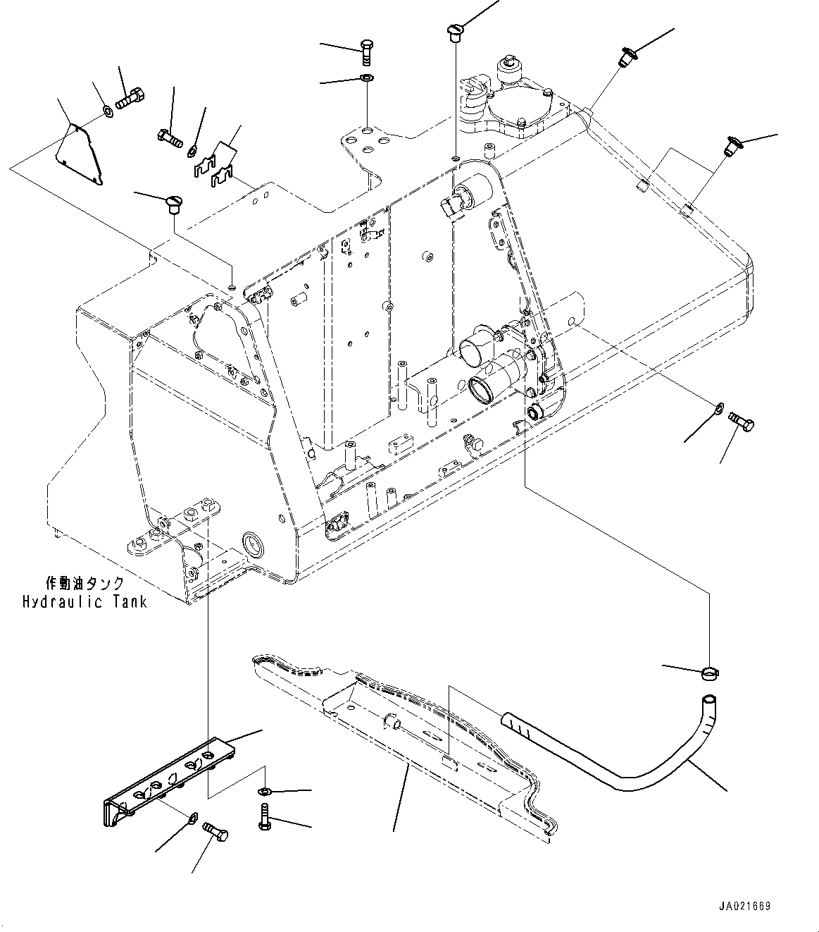 Cover(Cooling System,Radiator Core, Aftercooler and Oil Cooler) (13Y-03-11234) KOMATSU