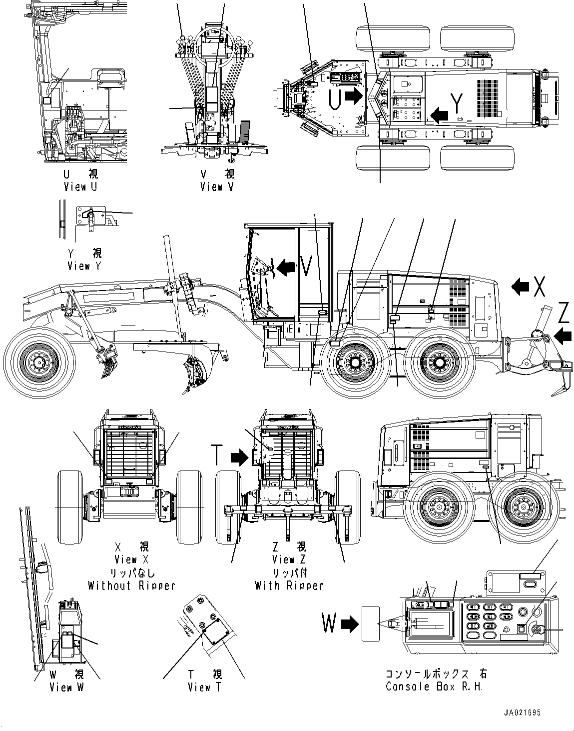 Табличка «Опасно: высокое напряжение» 09801-43002 KOMATSU