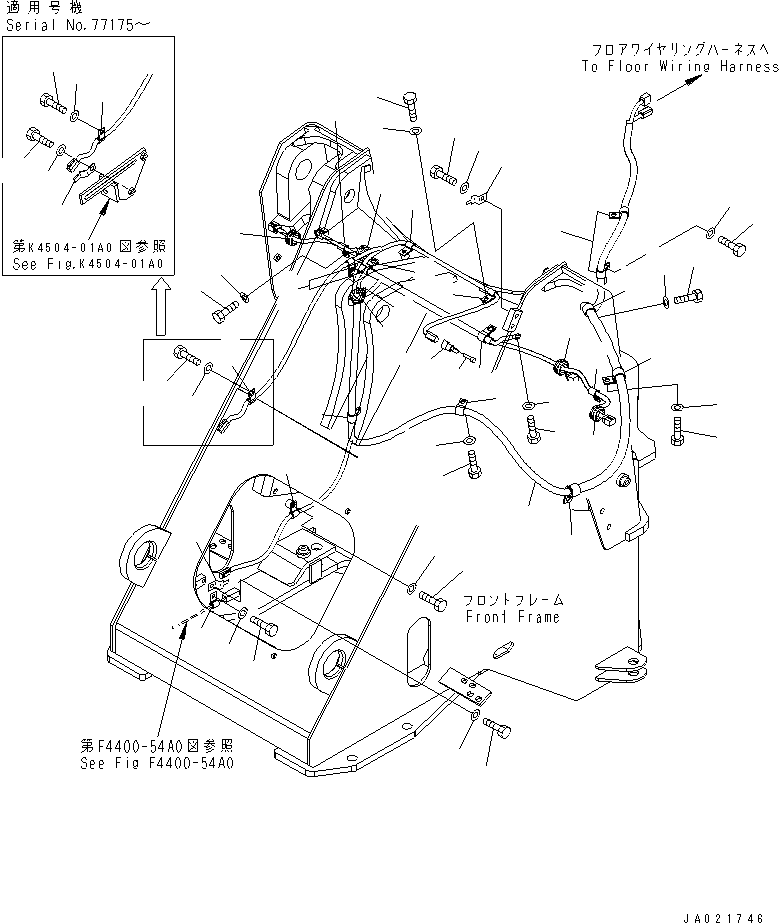 Жгут проводов 416-06-32145 KOMATSU