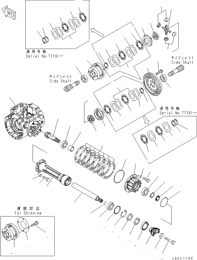 DIFFERENTIAL 417-22-47100 KOMATSU
