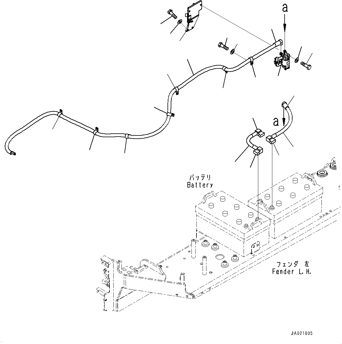 Кабель 08028-65030 KOMATSU