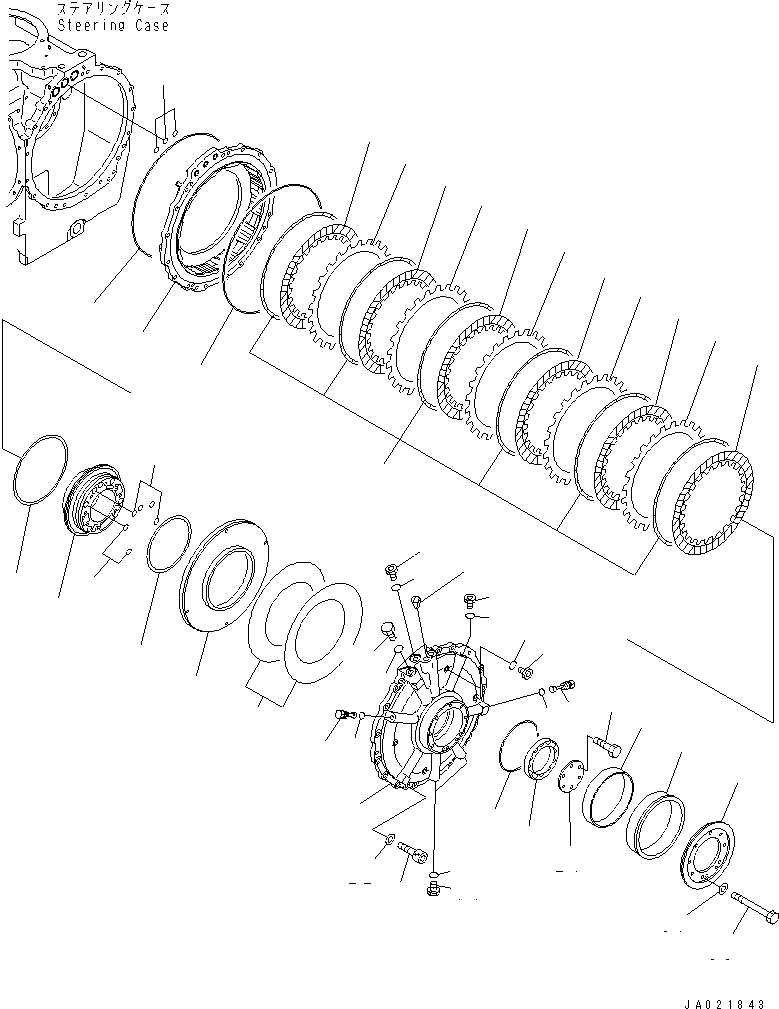 CLUTCH AND BRAKE A. 17A-22-00103 KOMATSU