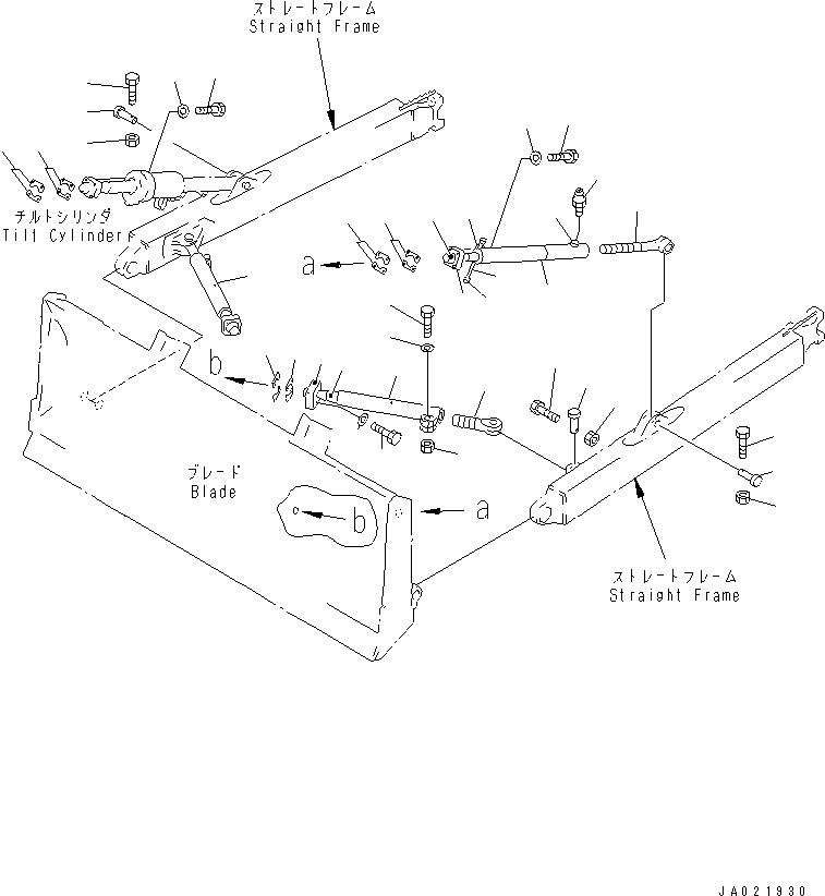 TILT BRACE ASS'Y 14Y-71-00160 KOMATSU