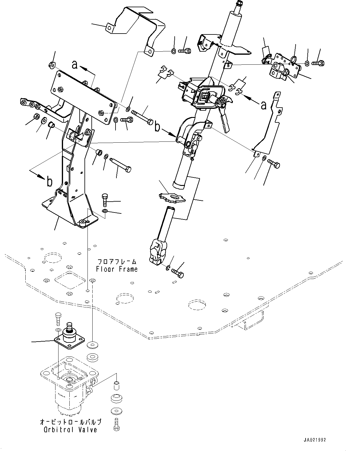 ROPS Cab Assembly, Both Side Sash Window,For Joystick Steering System,For Proof Load Improvement 421-925-6826 KOMATSU