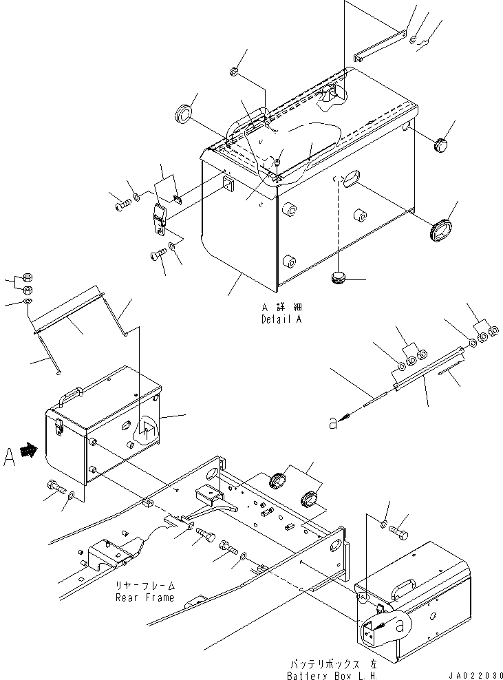 BOX,BATTERY DISCONNECT SWITCH 423-06-35310 KOMATSU