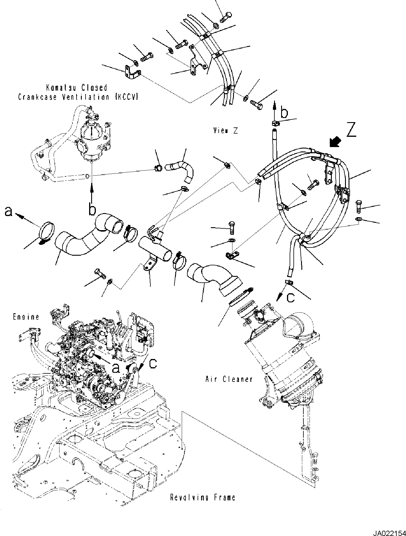 Шланг 22B-01-41290 KOMATSU