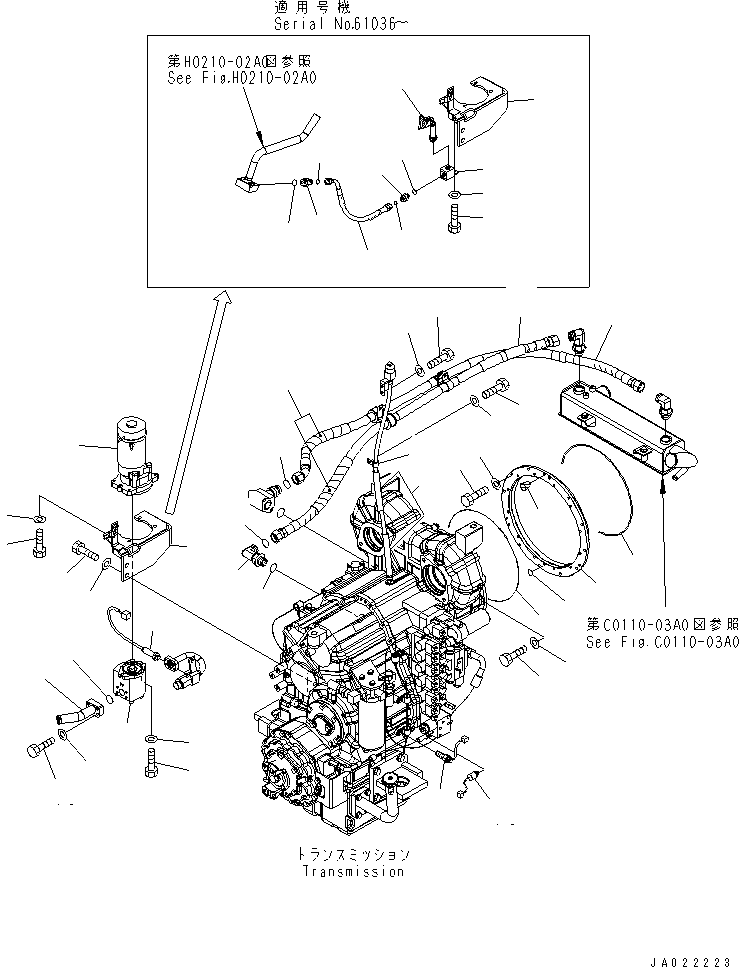 Трубка 424-62-32130 KOMATSU