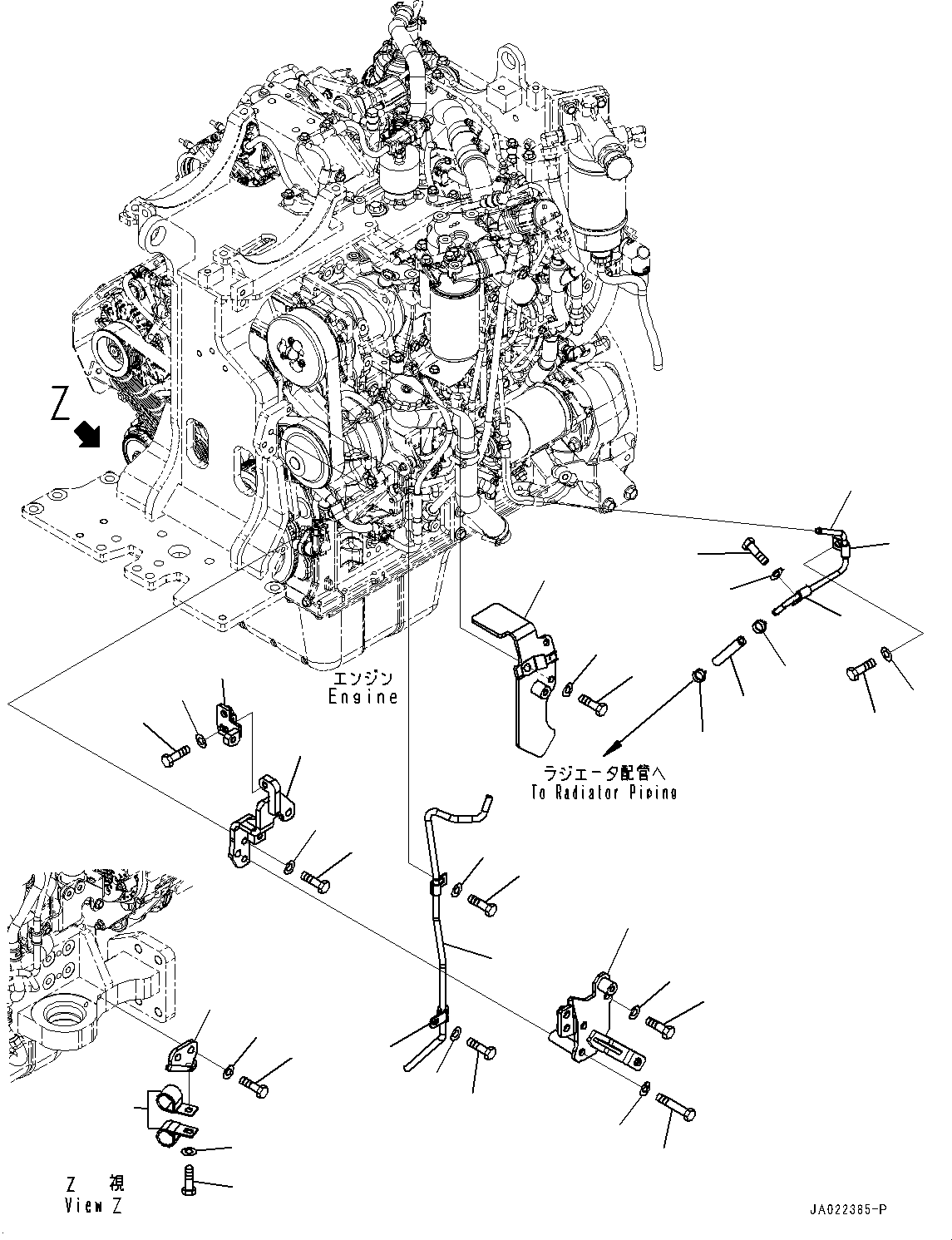 Трубка 11Y-01-51691 KOMATSU