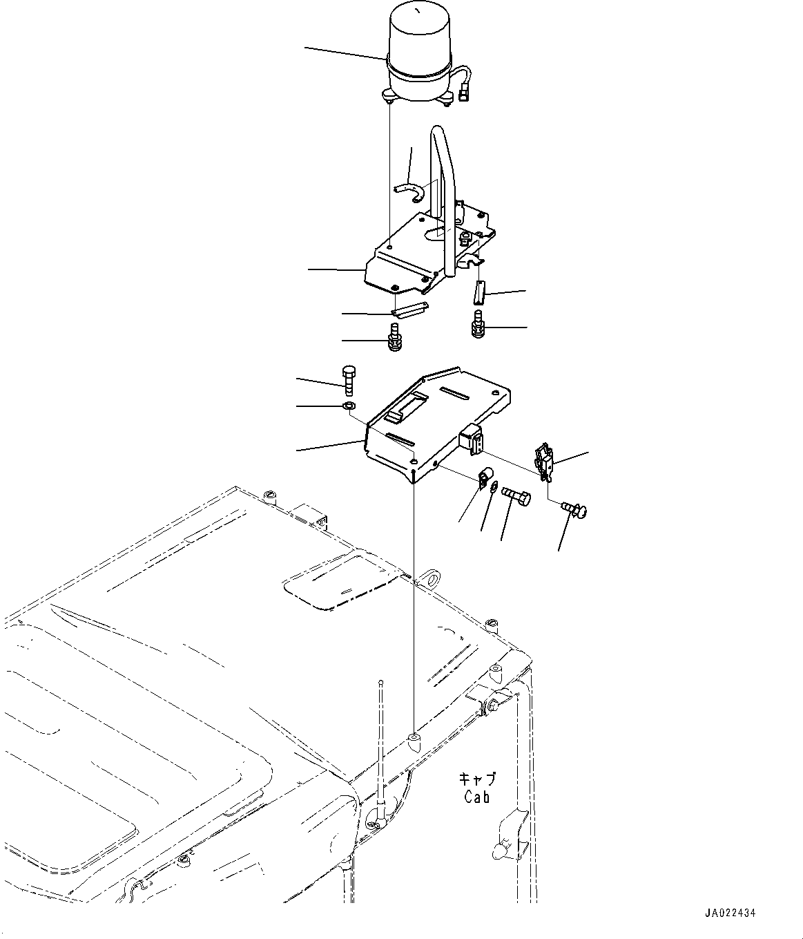 Beacon Lamp 2A5-53-12980 KOMATSU