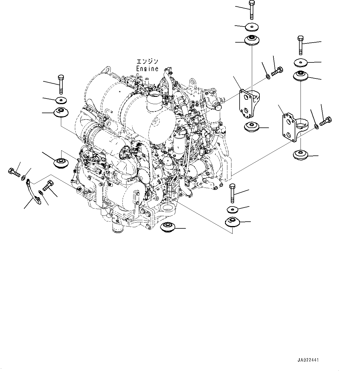 Амортизирующая подушка 11Y-01-51340 KOMATSU