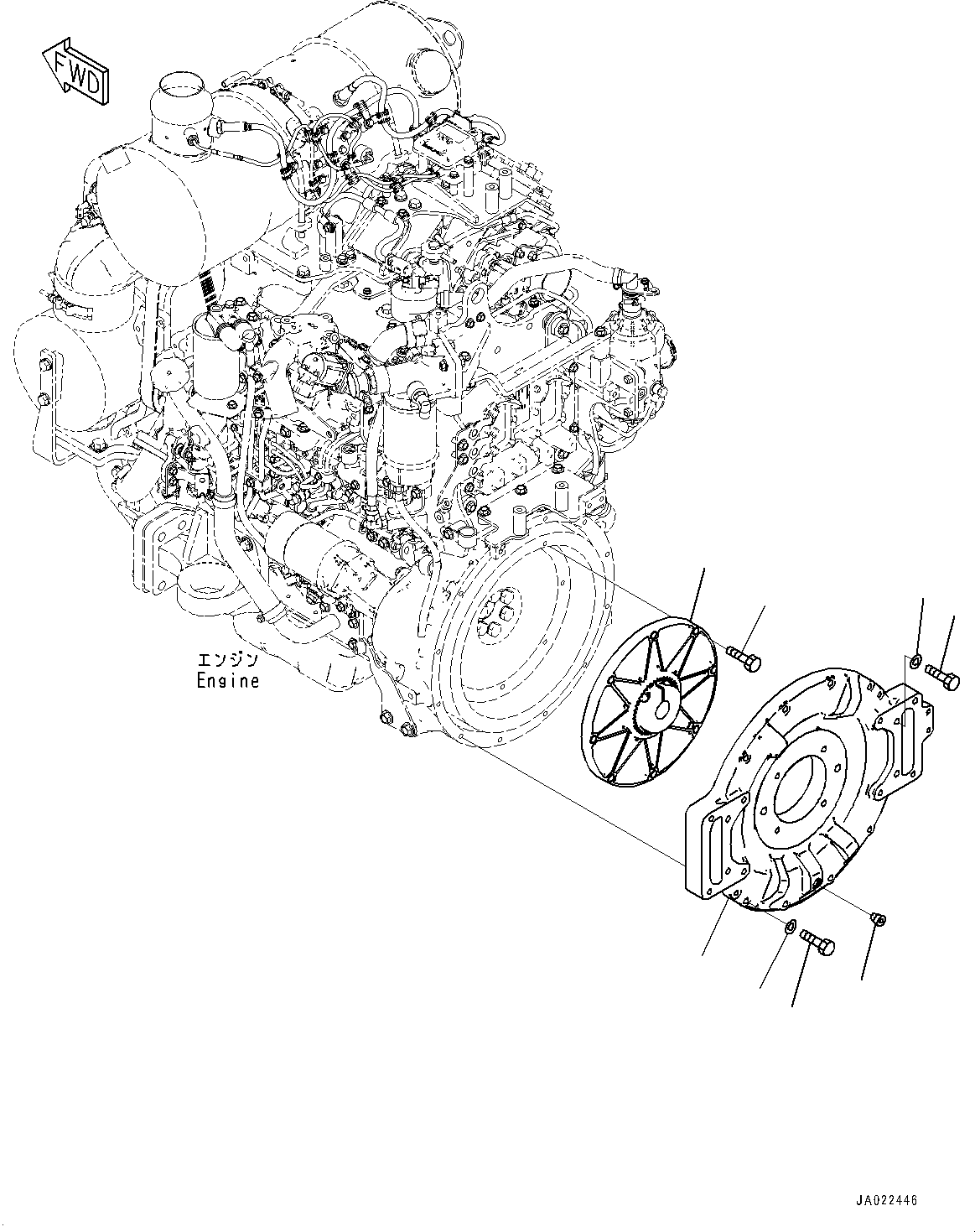 Крышка 11Y-12-51110 KOMATSU