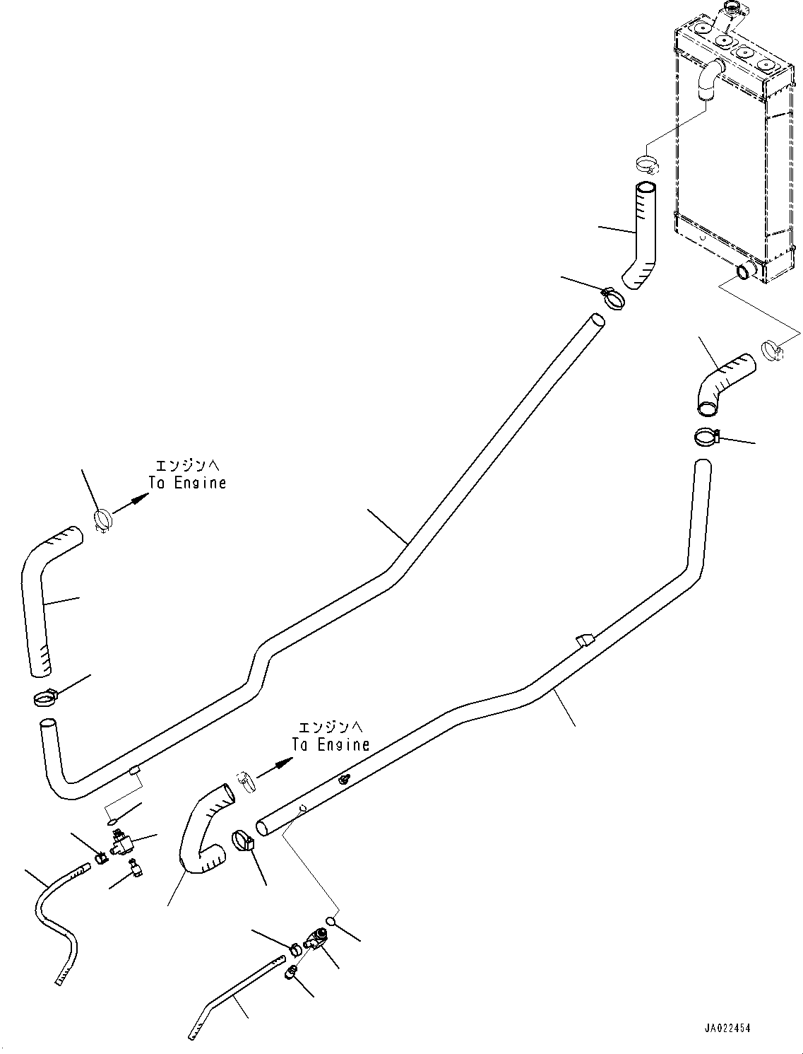 Шланг 07286-01445 KOMATSU