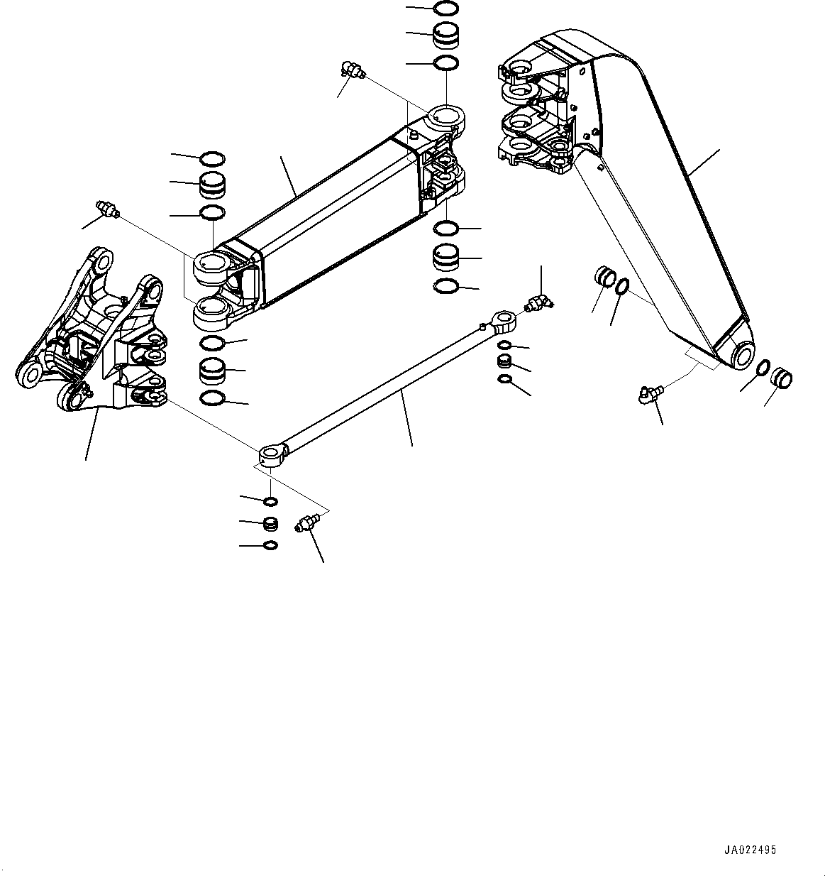 Boom Assembly, 2nd 21W-973-0535 KOMATSU