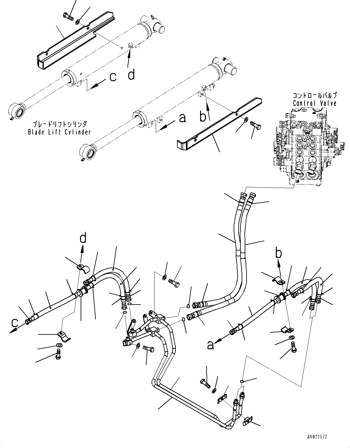 Шланг с торцевым уплотнением 02756-00304 KOMATSU