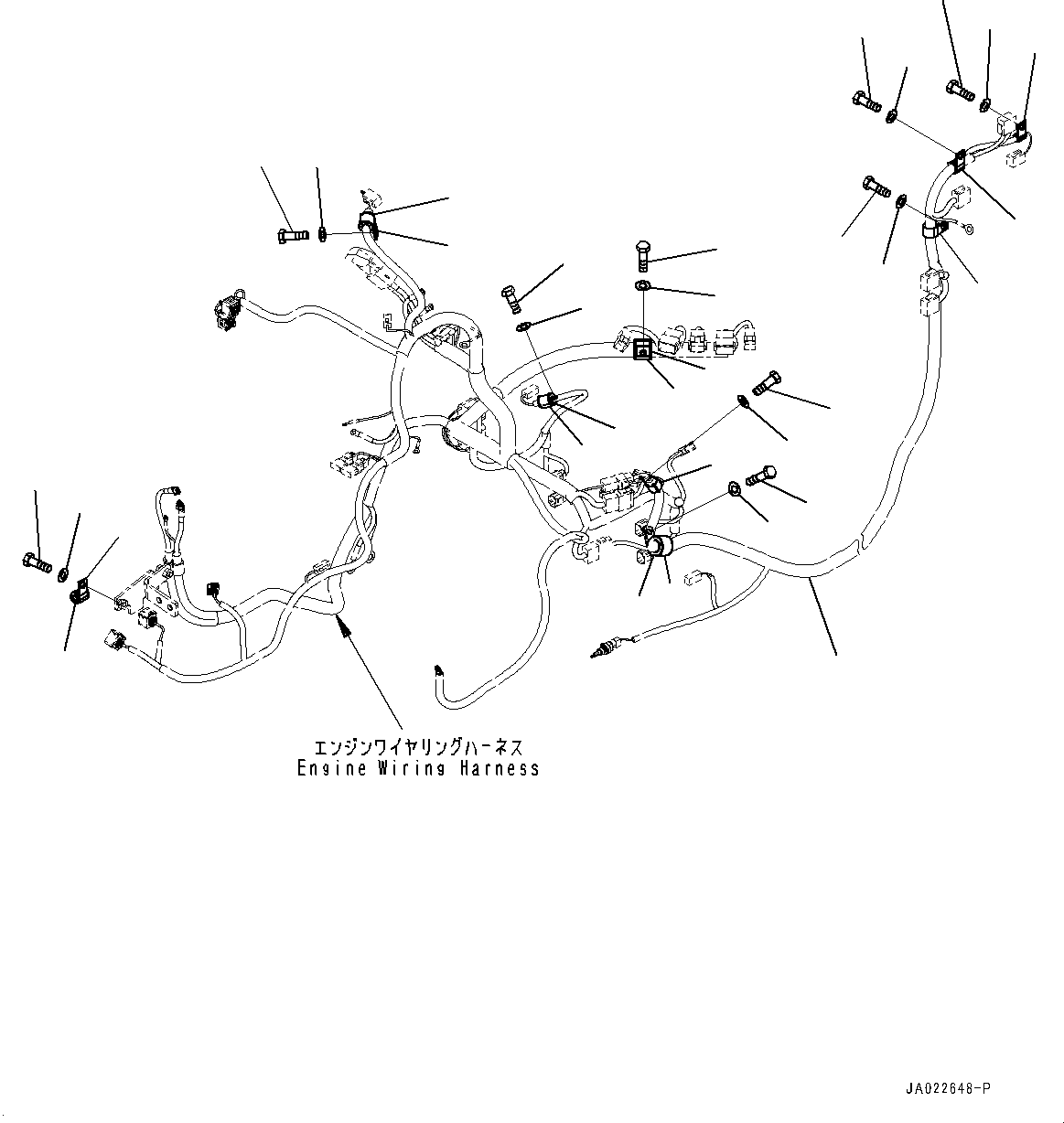 Wiring Harness(Electric Wiring Harness,Wiring Harness) (11Y-06-57111) KOMATSU