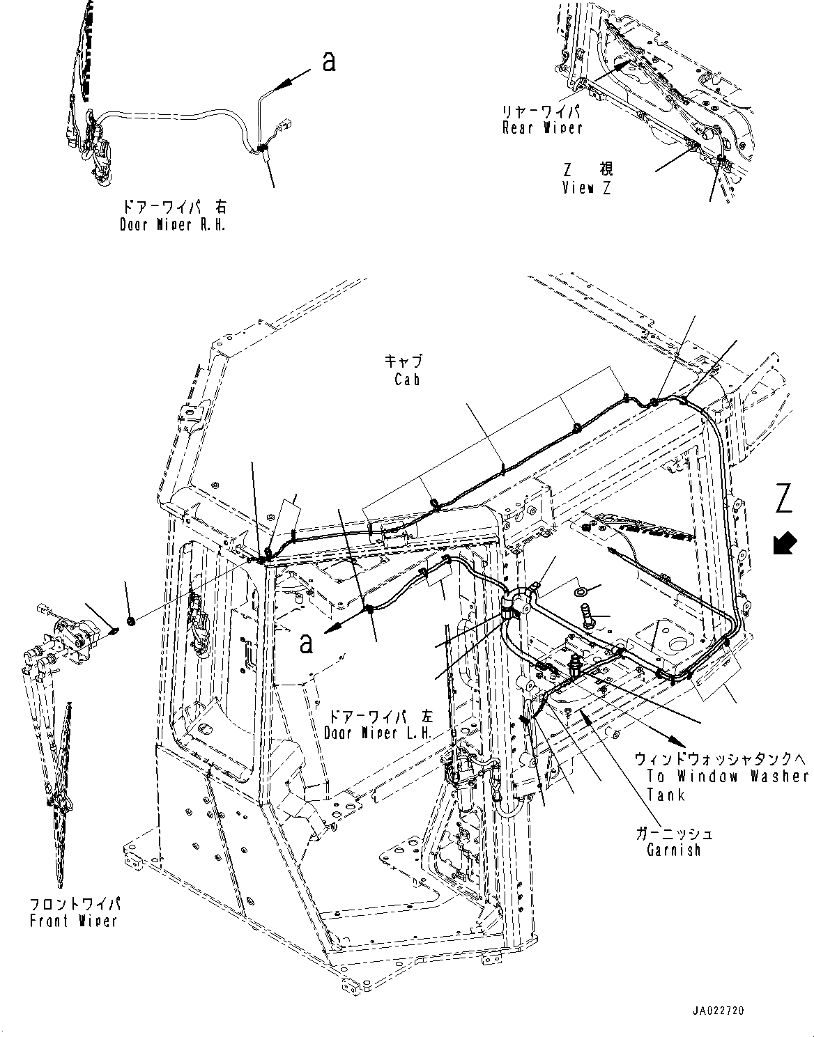 Шланг в сборе 11Y-54-58411 KOMATSU