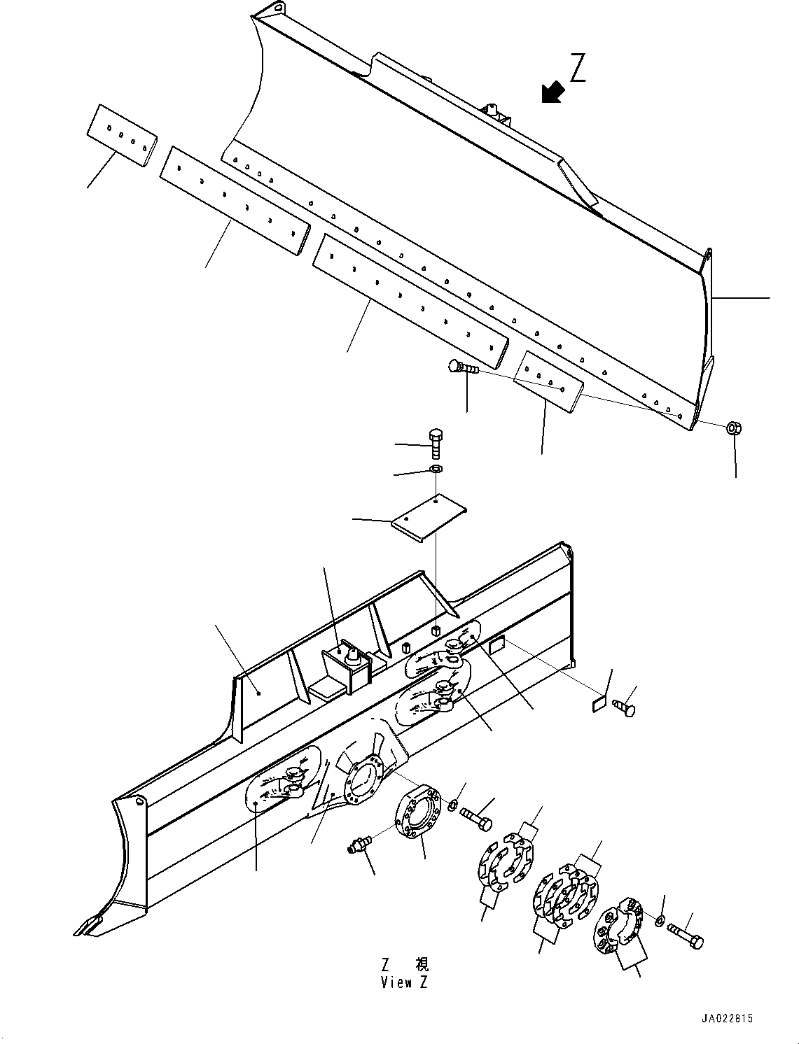 Щётка стеклоочистителя 11Y-72-57500 KOMATSU