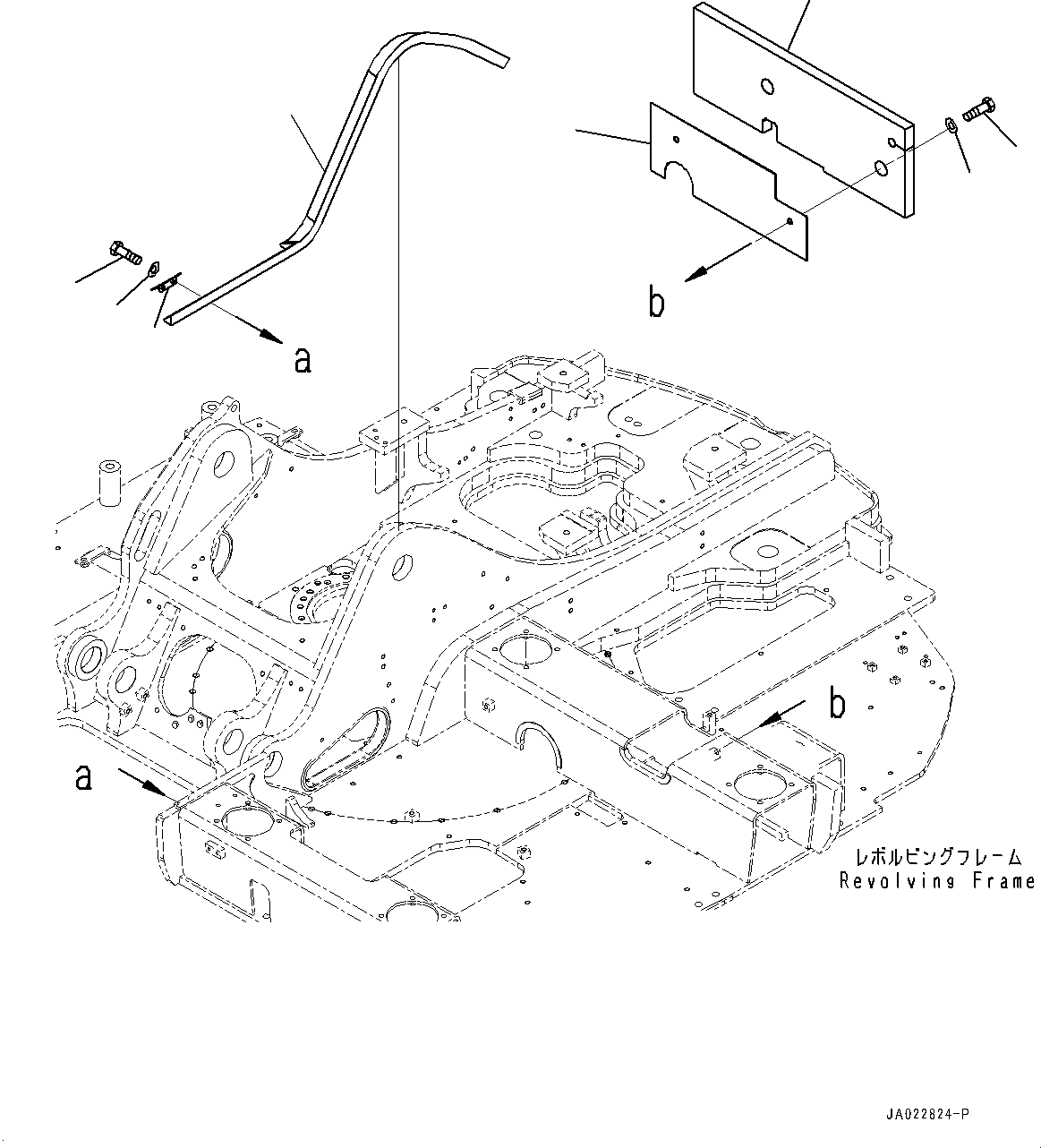 Крышка 22B-54-36871 KOMATSU