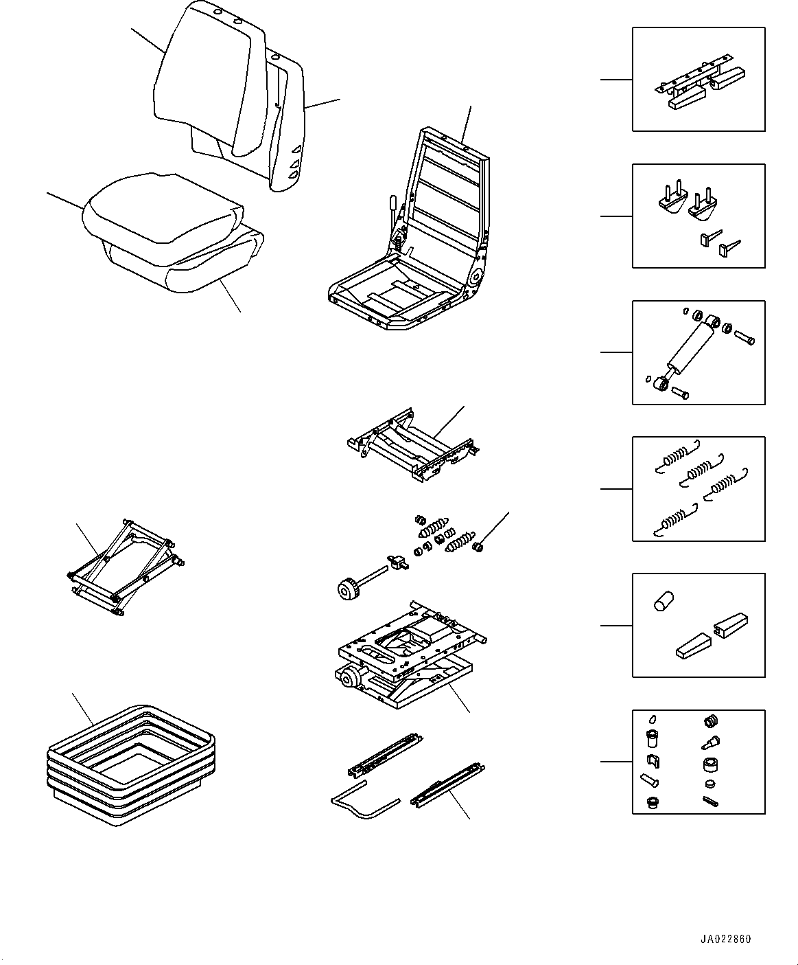 Back Cover Kit AS196865 KOMATSU