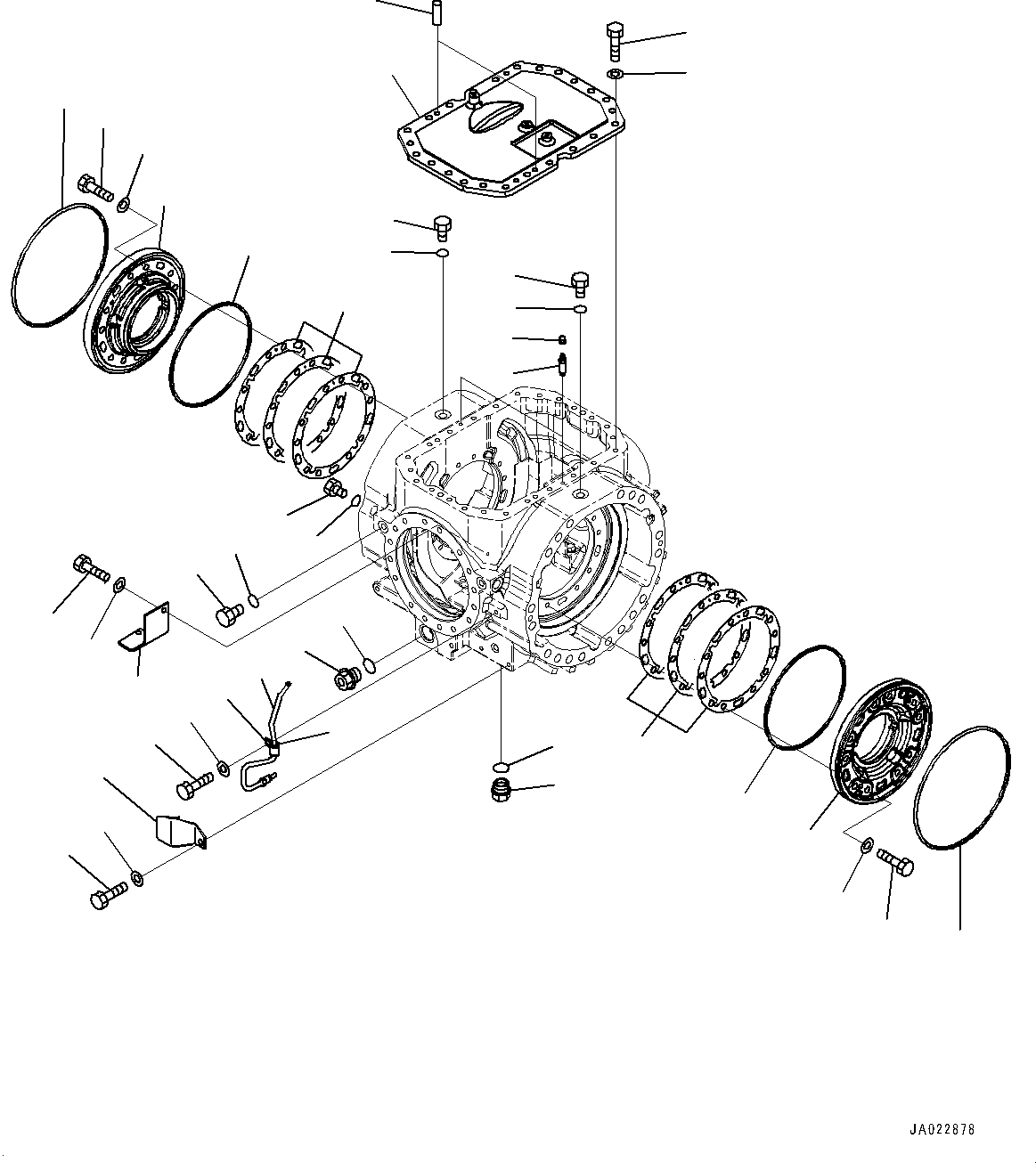 Axle Assembly, Limited Slip Differential 421-23-30183 KOMATSU