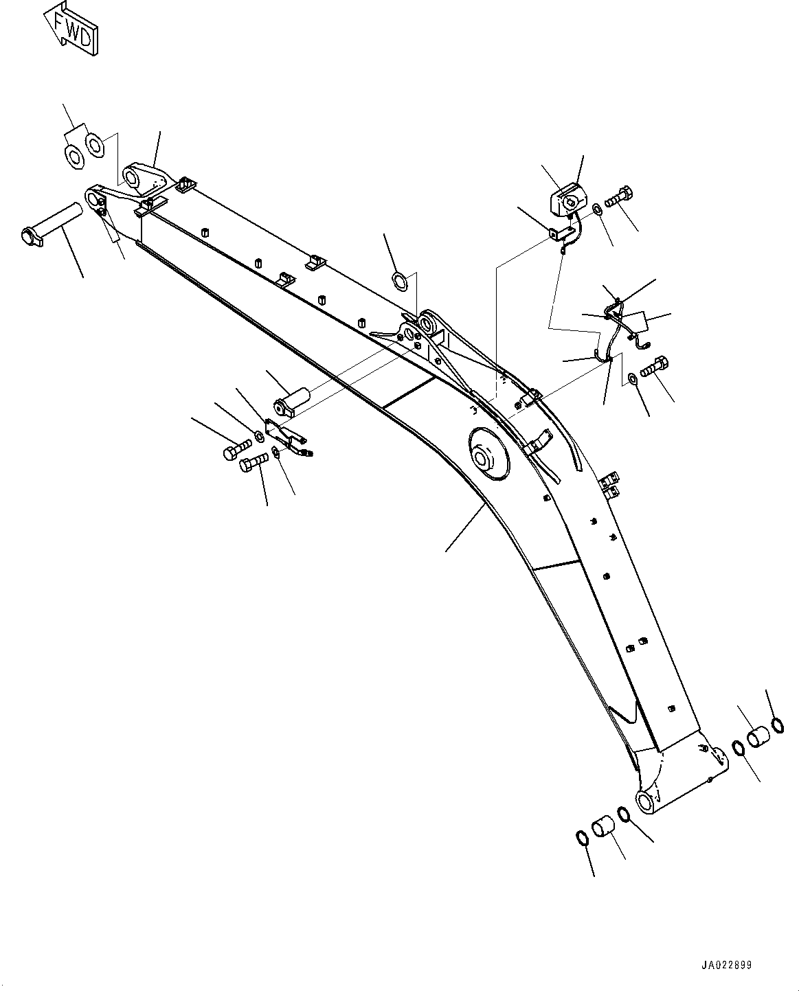Жгут проводов 22B-06-36960 KOMATSU