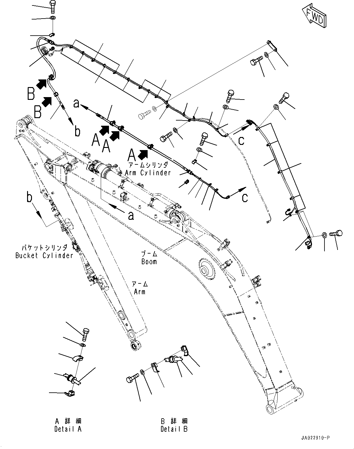 Жгут проводов 22B-06-36952 KOMATSU