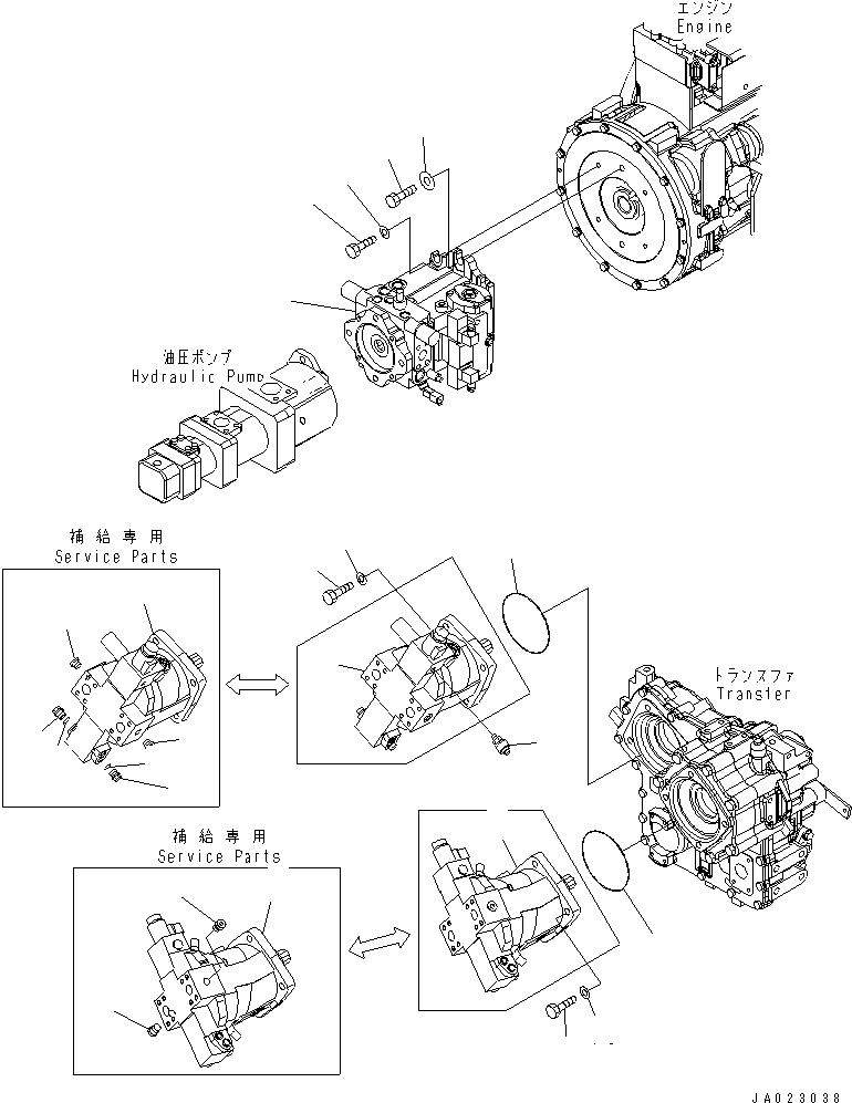 Насос 418-18-31104 KOMATSU