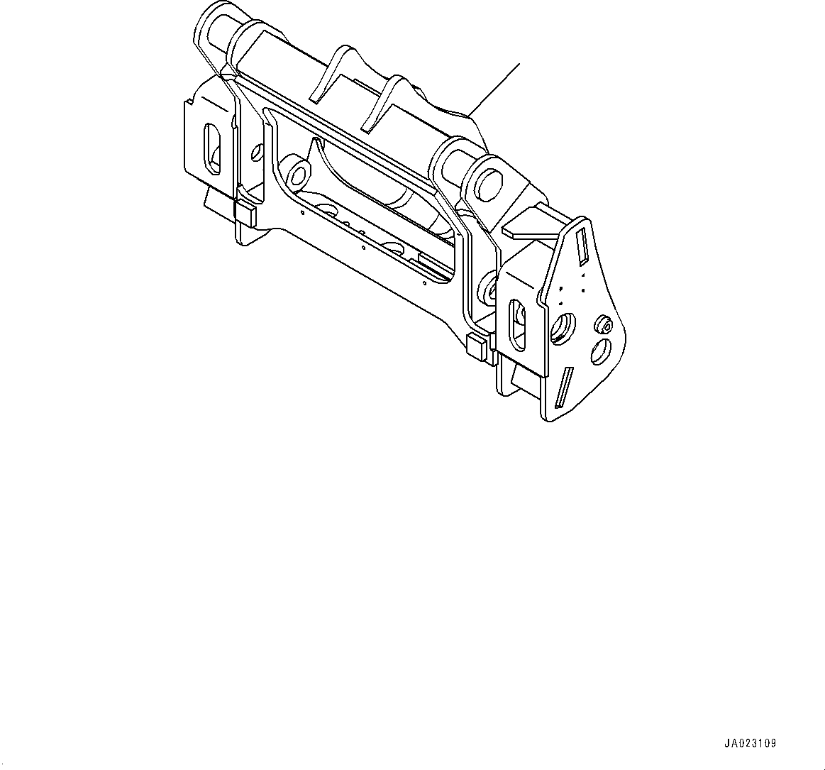 Quick Coupler Assembly 417-T80-4502 KOMATSU